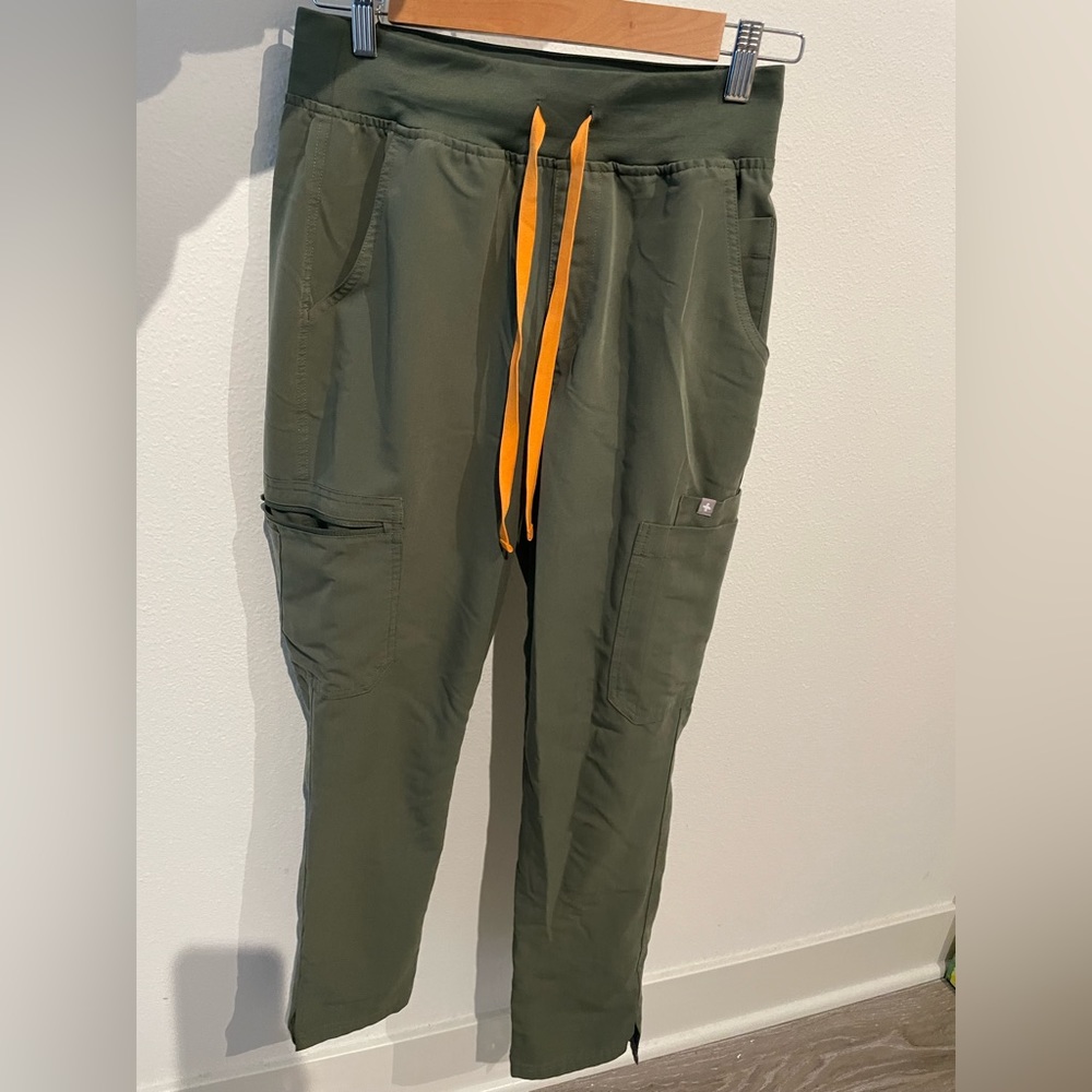 Figs Moss Yola™ High Waisted 2.0 - Small Petite Skinny Scrub Pants